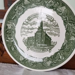 Vintage Cincinnati Ohio Phillippis Church plate